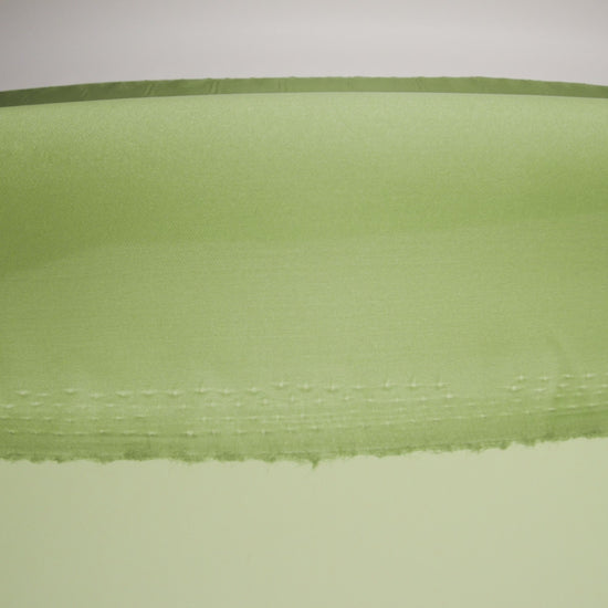 Satin-Faced Polyester Organza - Pesto Green - Ardea Collection by Mood - Image 6 of 7