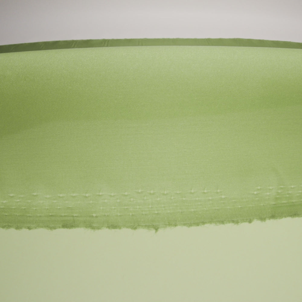 Satin-Faced Polyester Organza - Pesto Green - Ardea Collection by Mood - Image 6 of 7