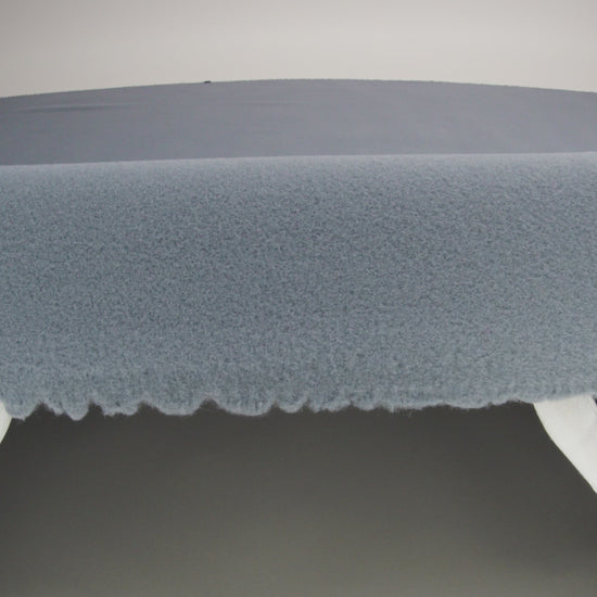 Wool and Cashmere Coating Made in Italy - Stone Gray - Alberini Collection - Image 7 of 8