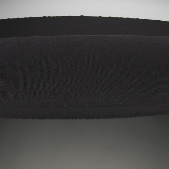 Polyester Poplin - Black - Image 5 of 5