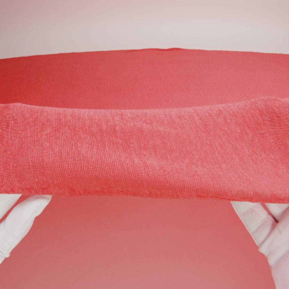 Linen Knit - Coral - Castello Collection - Image 5 of 5