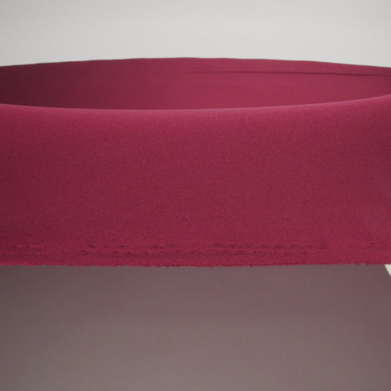 Polyester Pongee Knit Lining - Burgundy - Luca Collection - Image 6 of 6