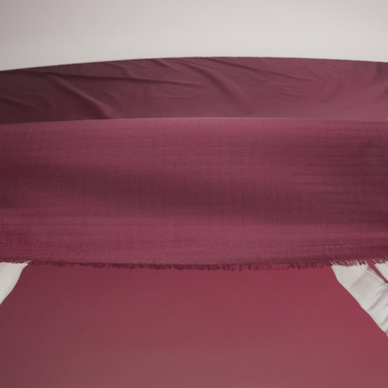 Square Nylon Ripstop 70 Denier - Burgundy - Marquise Collection - Image 5 of 5