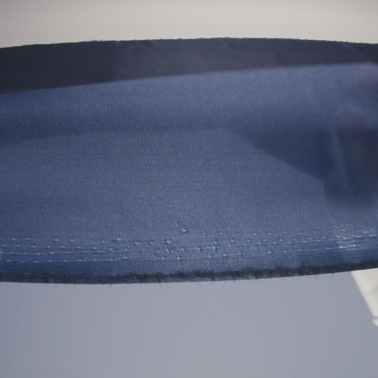 Satin-Faced Polyester Organza - Navy - Ardea Collection by Mood - Image 6 of 7