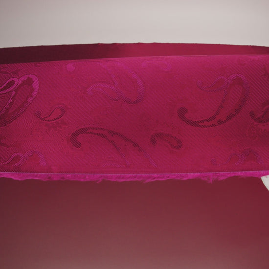 Magenta Paisley Jacquard Lining - Image 6 of 7