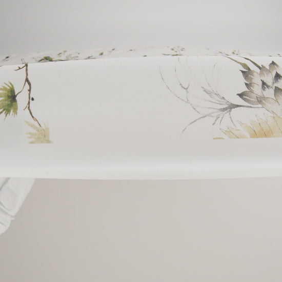 Cotton Voile - White and Green Birds and Flowers - La Grande Tournee Print - Mood Exclusive Jacques Collection - Image 5 of 5
