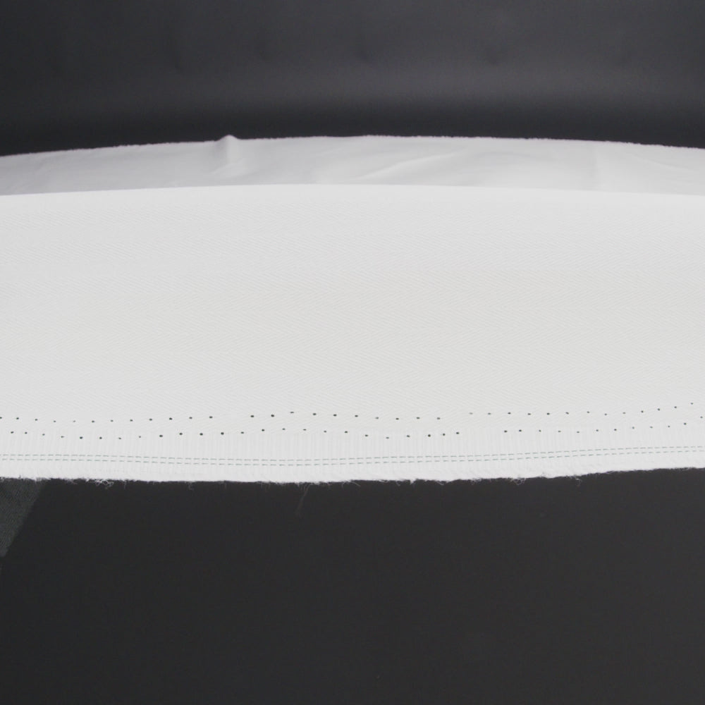 Cotton Herringbone Twill Coutil - White - Farrah Collection - Image 6 of 6