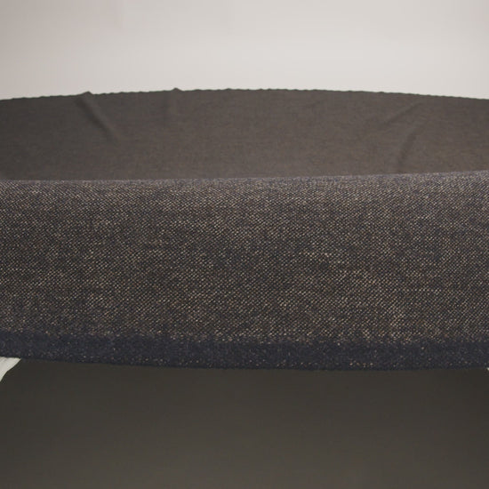Stretch Wool Blend Flannel Suiting - Navy Blue and Brown Heathered - Image 6 of 6