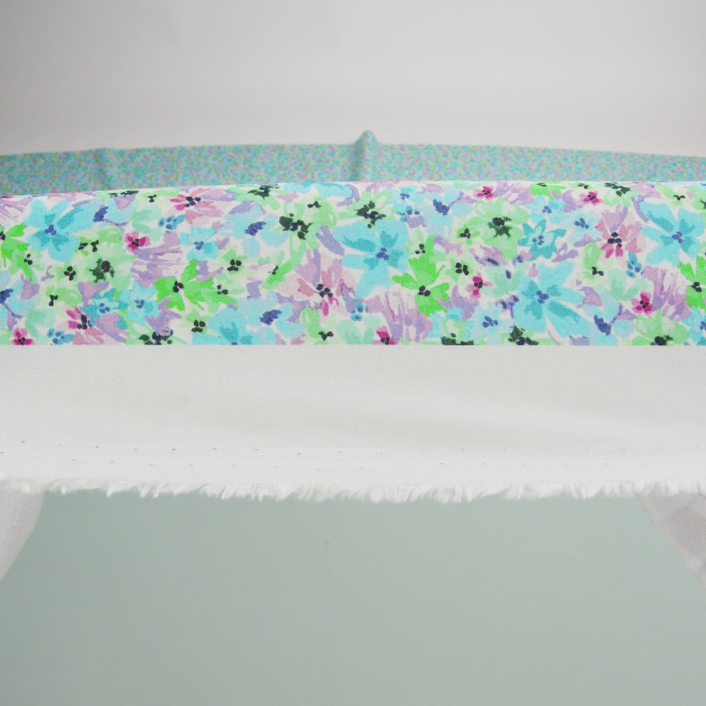 Cotton Voile - Blue and Purple Floral - Isola Bella Print - Mood Exclusive Secret Garden Collection - Image 6 of 7