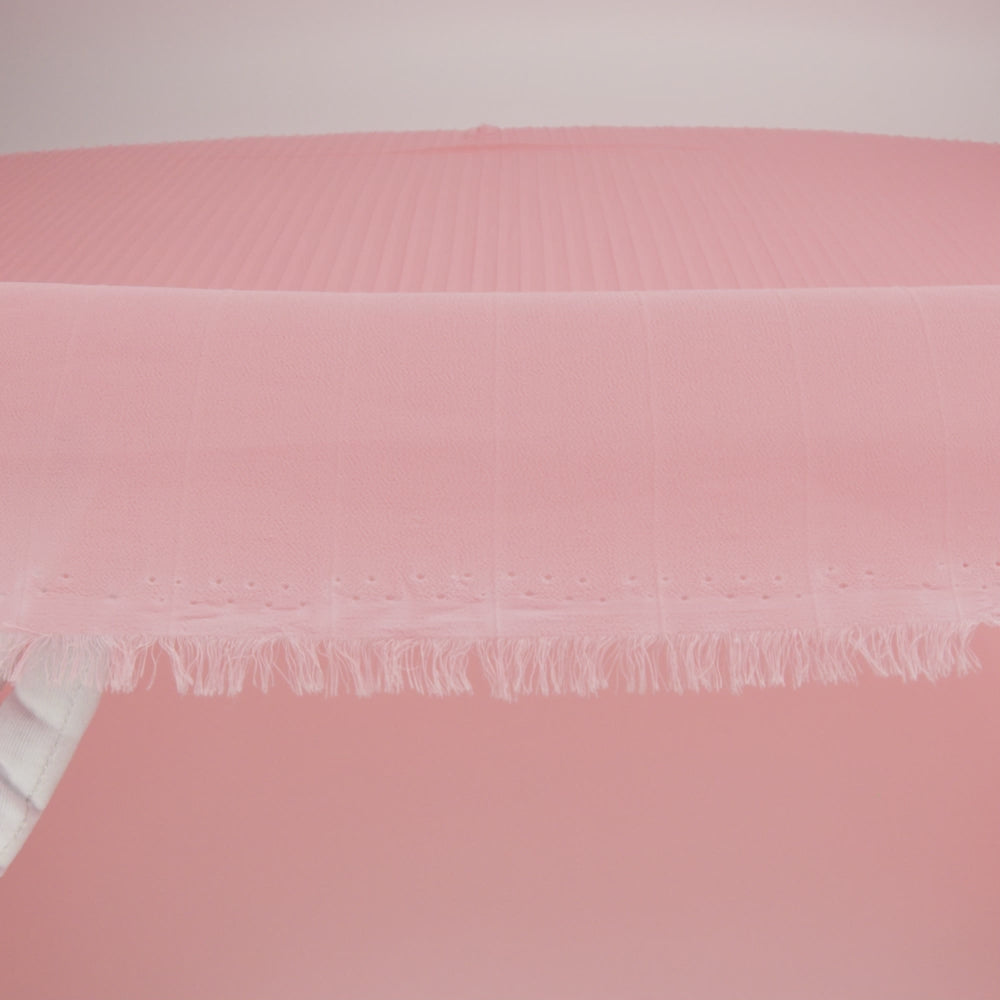 Accordion Pleated Chiffon - Seashell Pink - Etereo Collection - Image 5 of 5