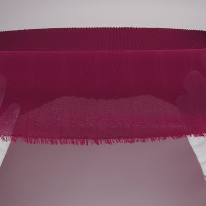 Accordion Pleated Chiffon - Rhododendron Red - Etereo Collection