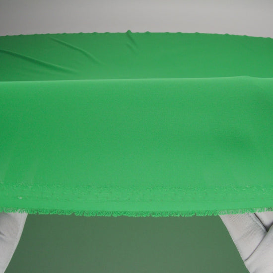 Polyester Double Georgette - Kelly Green - Mimosa Collection by Mood - Image 6 of 7