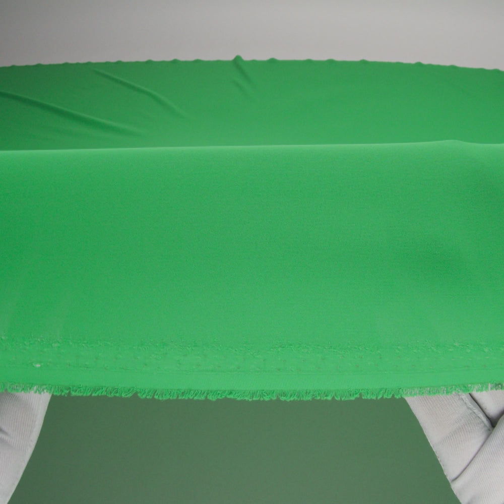 Polyester Double Georgette - Kelly Green - Mimosa Collection by Mood - Image 6 of 7