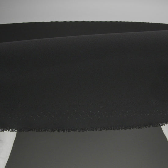 Polyester Double Georgette - Black - Mimosa Collection by Mood - Image 6 of 7