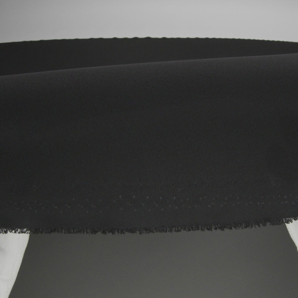 Polyester Double Georgette - Black - Mimosa Collection by Mood - Image 6 of 7