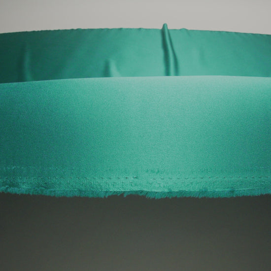 Premium Polyester Satin - Deep Teal - Gavia Collection by Mood - Image 6 of 7
