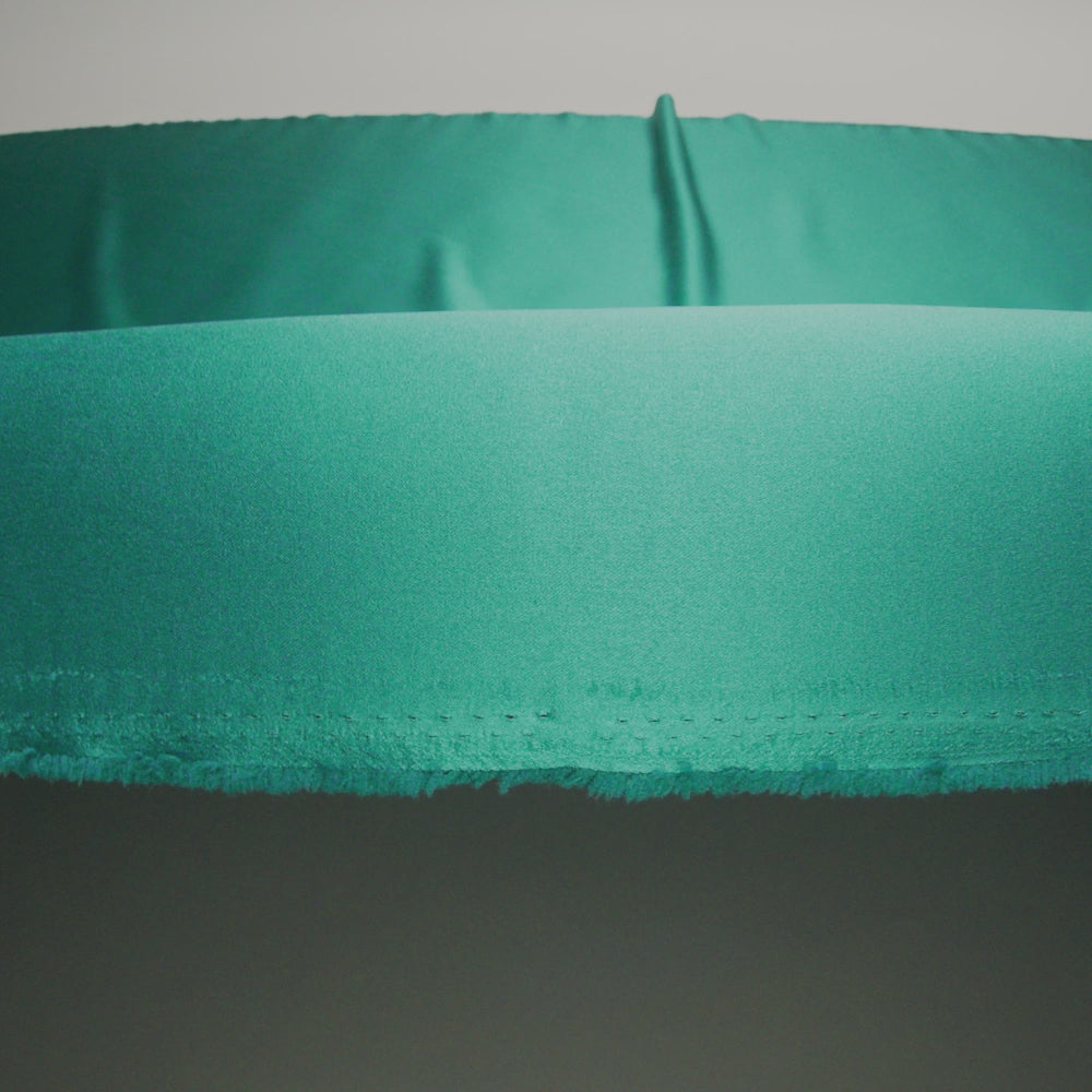Premium Polyester Satin - Deep Teal - Gavia Collection by Mood - Image 6 of 7