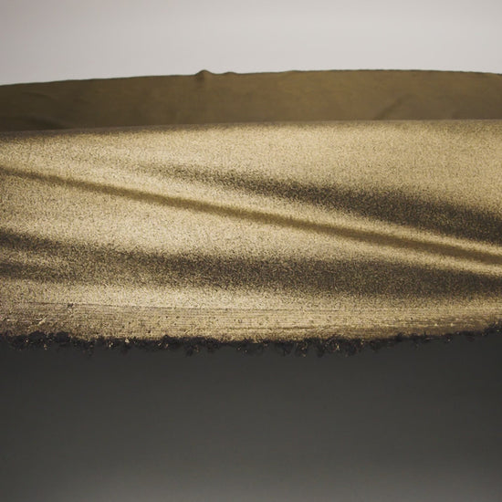 Ultra-Smooth Polyester Georgette with Foiling - Black and Gold - Valeria Collection - Image 6 of 7