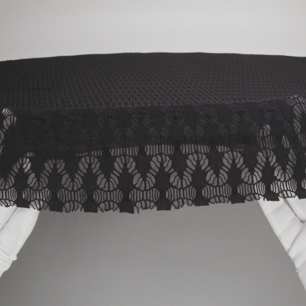 Rag & Bone Black Polyester Raschel Lace Knit - Image 5 of 5