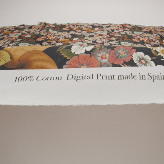 Cotton Voile - Rustic Floral - Narcissus' Reflection Print - Mood Exclusive Gaia Collection - Image 5 of 5