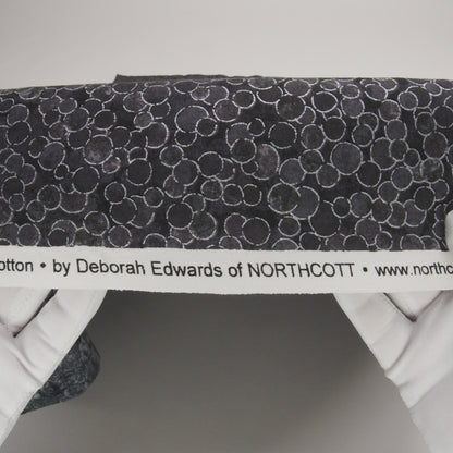Metallic Printed Quilting Cotton by Northcott - City Fog Polka Dot Confetti - Shimmer Collection