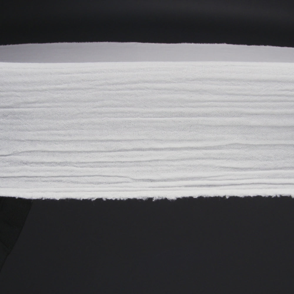 Double Cotton Gauze - White - Talamanca Collection - Image 5 of 5