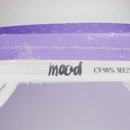 Mood Exclusive Lavender Sky Sanctuary Metallic Pinstriped Viscose Dobby