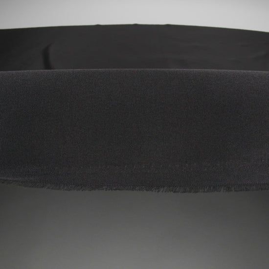 Flame Retardant Polyester Bengaline - Jet Black - Image 5 of 5