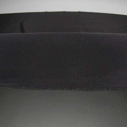Flame Retardant Polyester Bengaline - Jet Black