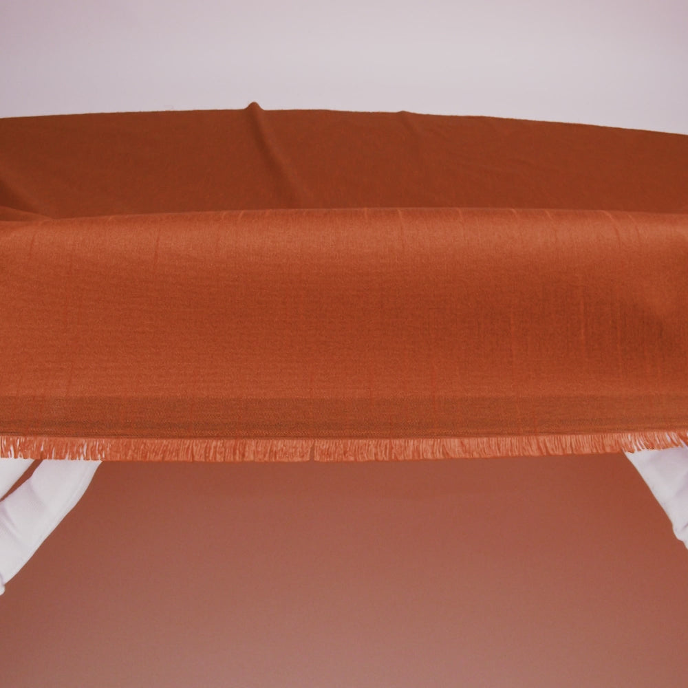 Polyester Shantung - Rustic Orange - Eirian Collection - Image 5 of 6