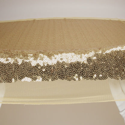 Mesh with Baby Sequins - Gold - Mariah Collection
