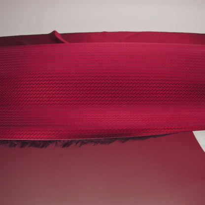 Wine Slashed Jacquard Lining