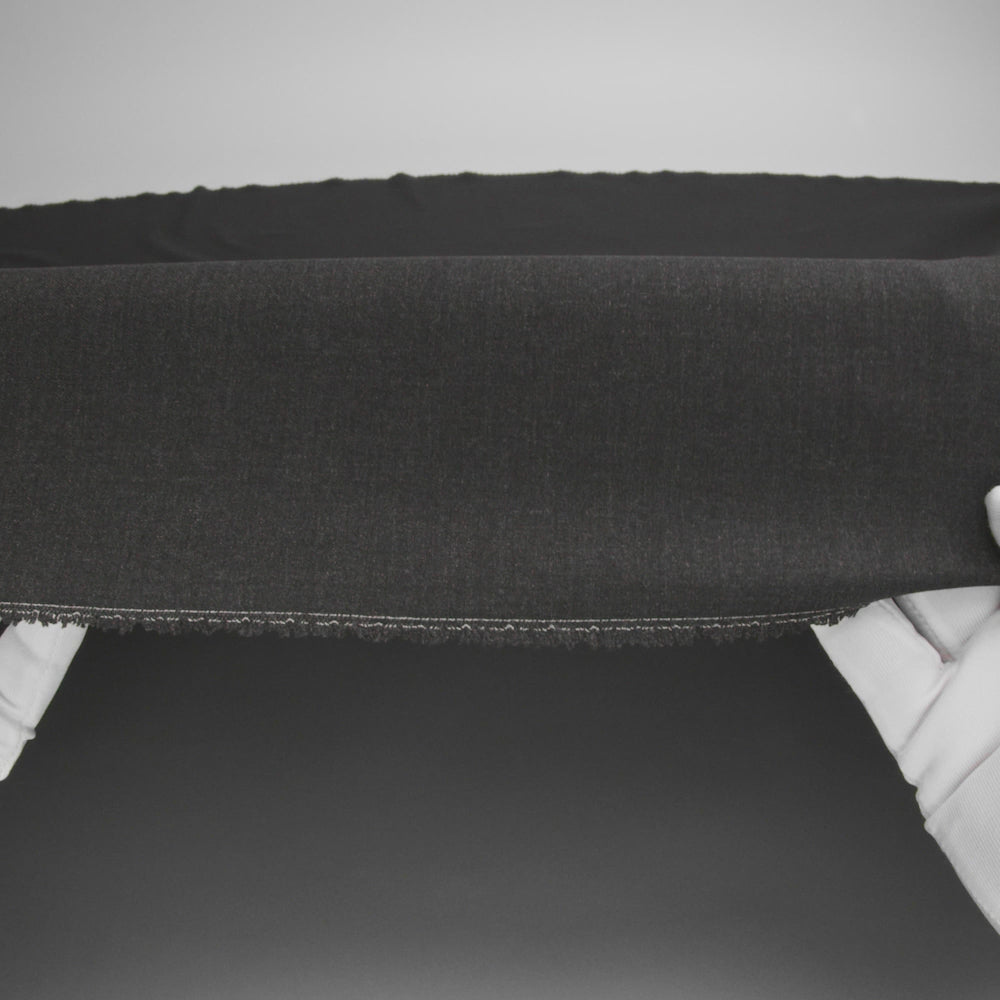 Charcoal Stretch Polyester Suiting - Image 5 of 5