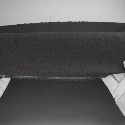 Charcoal Stretch Polyester Suiting