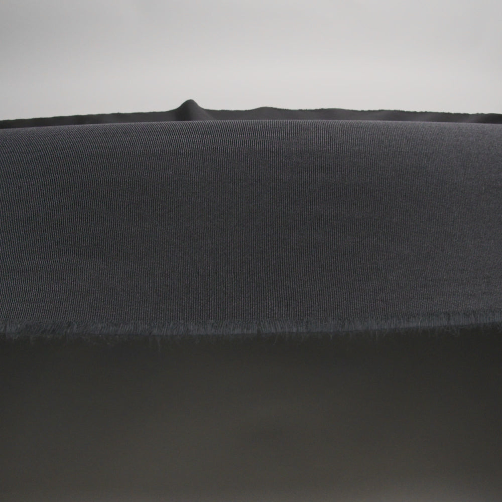 Polyester Moire Bengaline - Jet Black - Florence Collection - Image 5 of 5