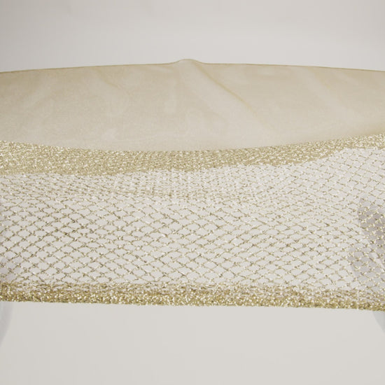 Diamond Netting - Metallic Gold - Image 5 of 5