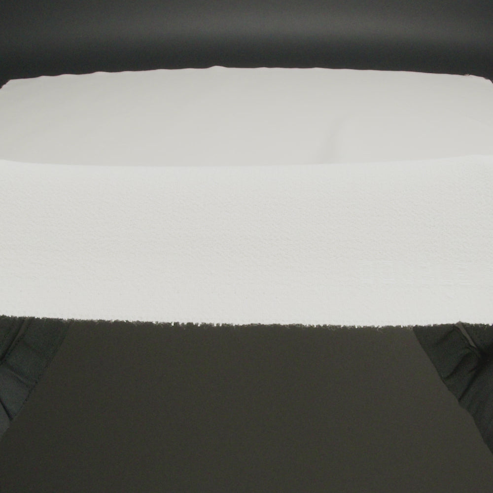 Italian Antique White Virgin Wool Double Crepe - Image 5 of 5