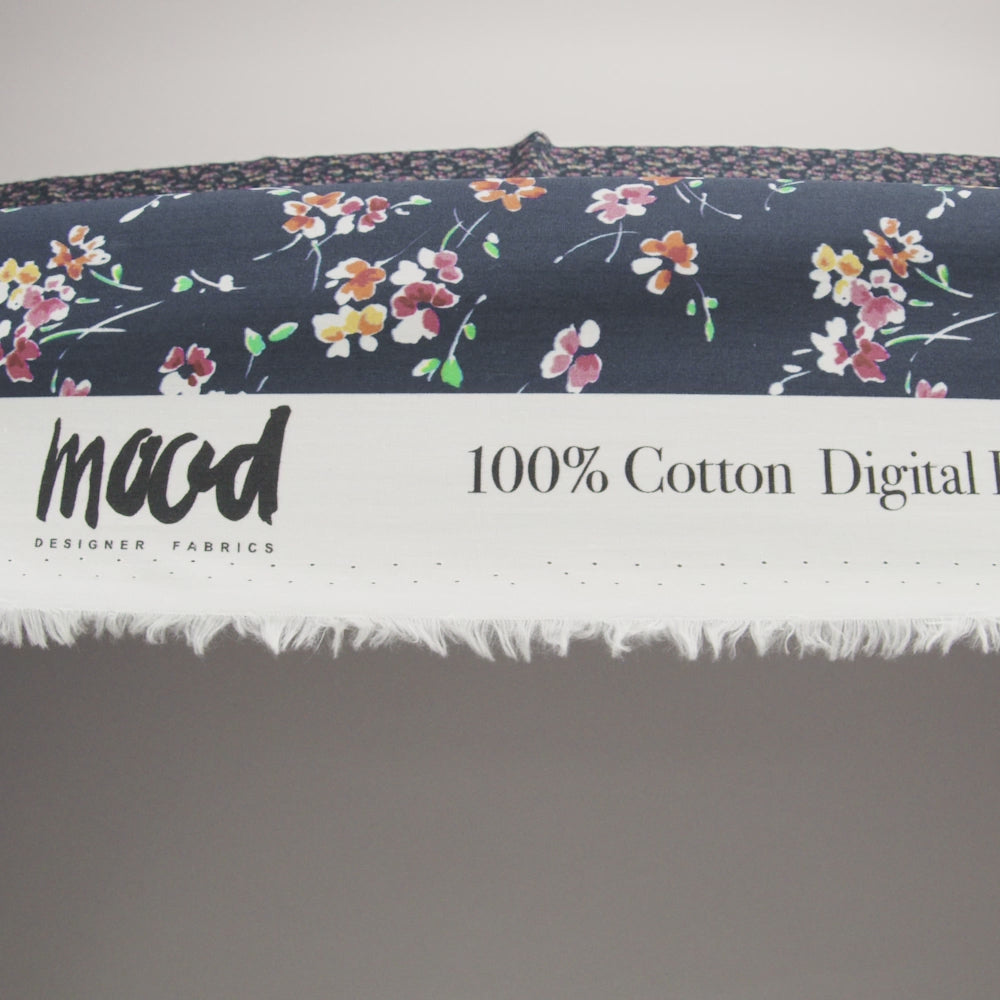 Cotton Poplin Print - Navy Floral - Mood Exclusive Dear Ditsy - Image 5 of 5
