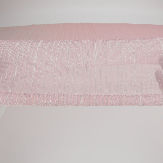 Metallic Stretch Plisse - Dusty Rose - Natalia Collection - Image 6 of 7