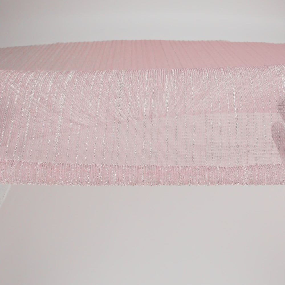 Metallic Stretch Plisse - Dusty Rose - Natalia Collection - Image 6 of 7