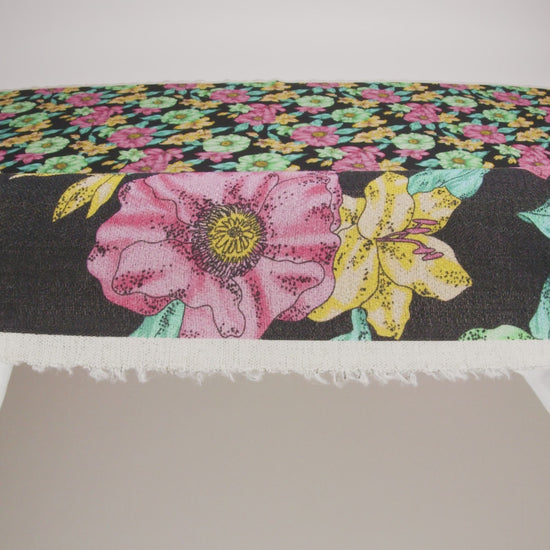 Balenciaga Italian Pink, Yellow and Lime Floral Wool Crepe - Image 6 of 6
