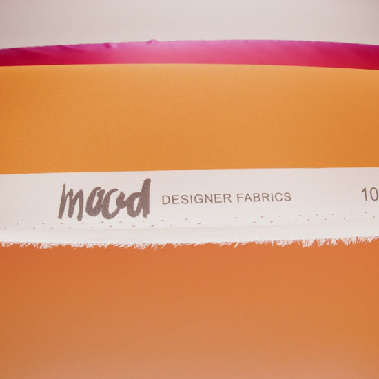 Silk Charmeuse Print 16MM, Made in Italy - Orange, Bright Pink and Orchid Ombre - Image 6 of 6
