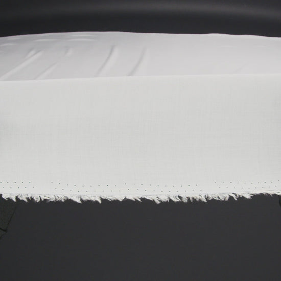 Boise White Lightweight Sustainable Rayon Challis - Image 5 of 6