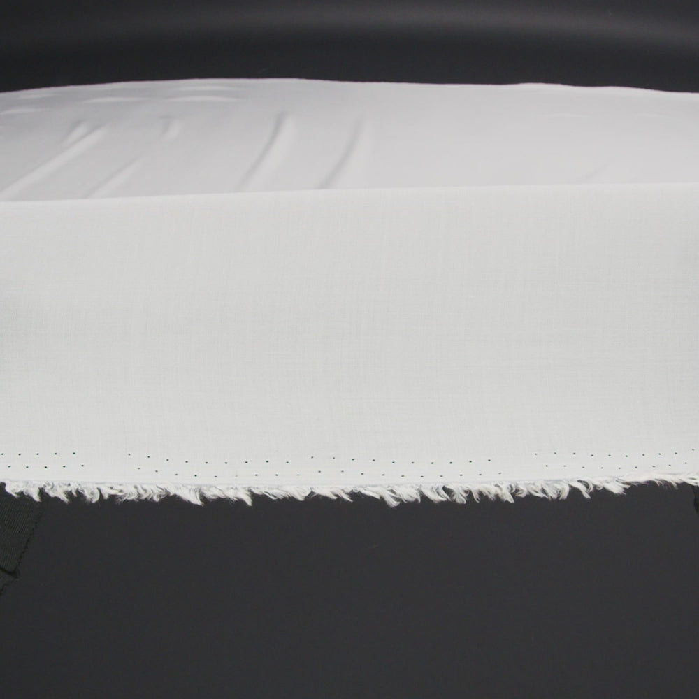 Boise White Lightweight Sustainable Rayon Challis - Image 5 of 6