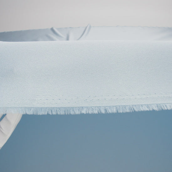 Lux Polyester Crepe Back Satin - Sky Blue - Isla Collection - Image 5 of 5