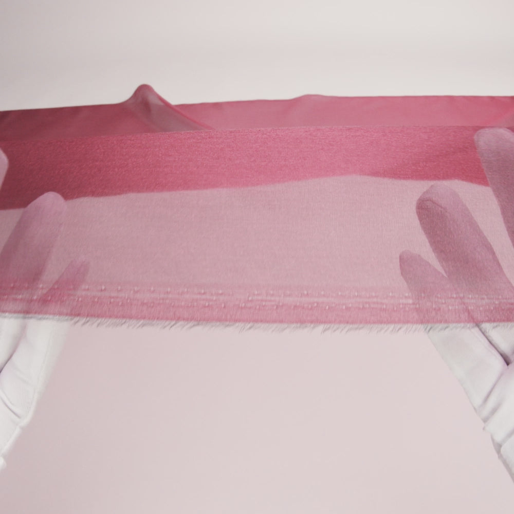 Red Iridescent Nylon Organza - Image 5 of 5