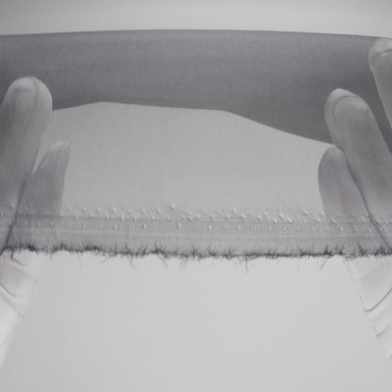 Polyester Organza - Charcoal Gray - Luscinia Collection by Mood - Image 7 of 8