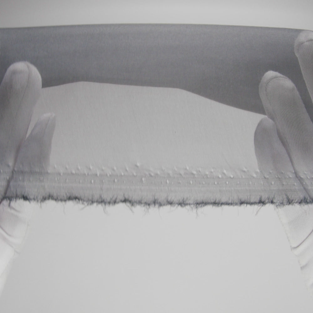 Polyester Organza - Charcoal Gray - Luscinia Collection by Mood - Image 7 of 8