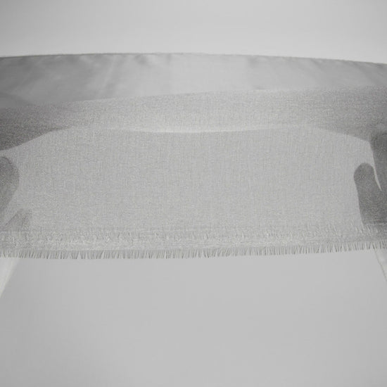 Silver Iridescent Nylon Organza - Image 5 of 5
