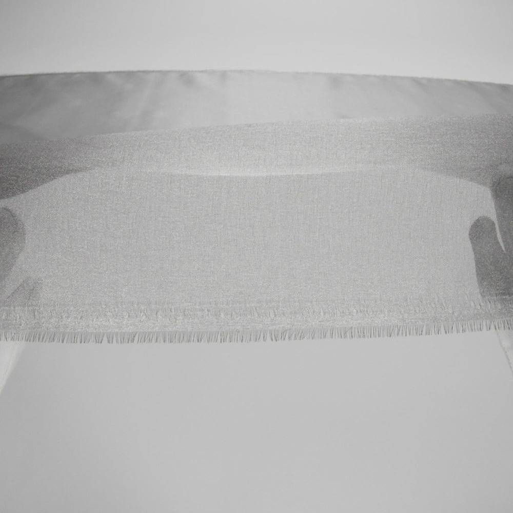 Silver Iridescent Nylon Organza - Image 5 of 5